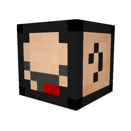 Slaktarn97 Minecraft avatar head, 3D render