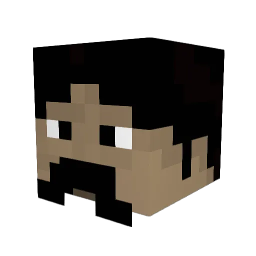 Slamborgo Minecraft avatar head, 3D render