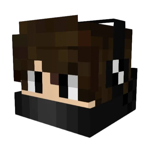 Slamdunkkid15 Minecraft avatar head, 3D render