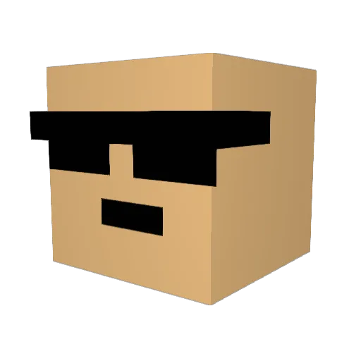 Slamerjack Minecraft avatar head, 3D render