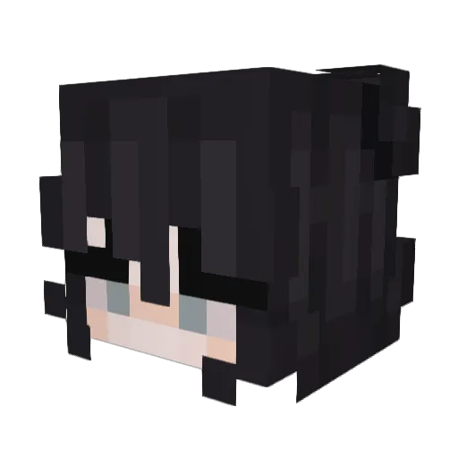Slamkey7 Minecraft avatar head, 3D render