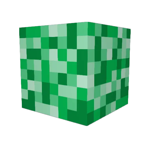 Slamma_Mann Minecraft avatar head, 3D render
