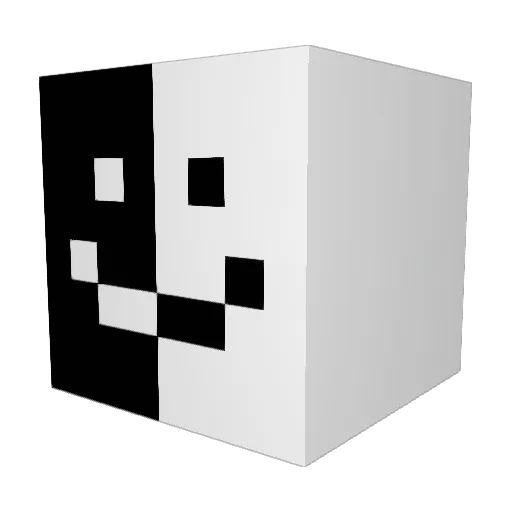 SlapKnotZ Minecraft avatar head, 3D render