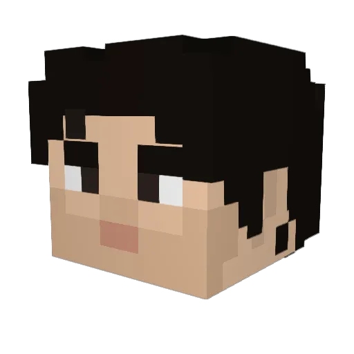 SlapThatOreo Minecraft avatar head, 3D render