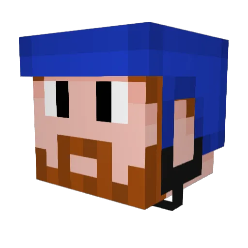 Slapshot3371 Minecraft avatar head, 3D render