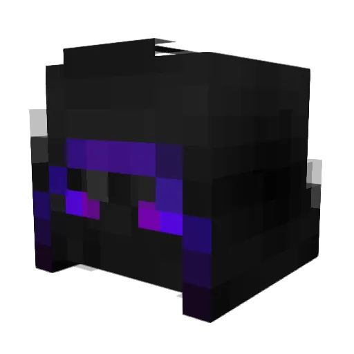 Slaqez Minecraft avatar head, 3D render