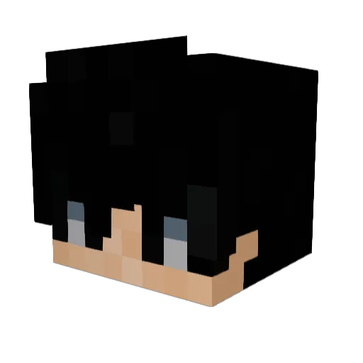 Slash3rss Minecraft avatar head, 3D render