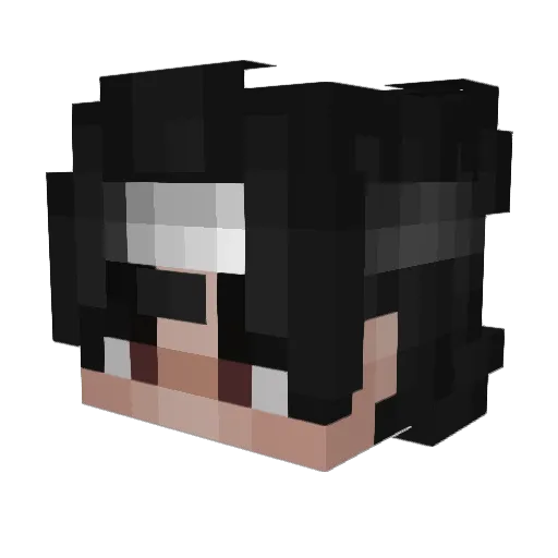 SlashGaming1 Minecraft avatar head, 3D render