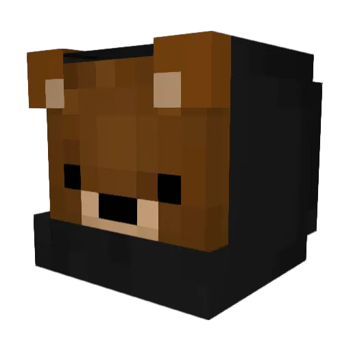 Slasher_ben Minecraft avatar head, 3D render