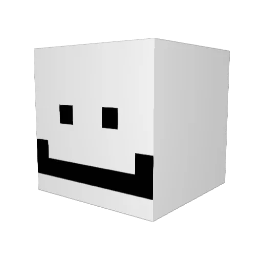 Slashexe4 Minecraft avatar head, 3D render