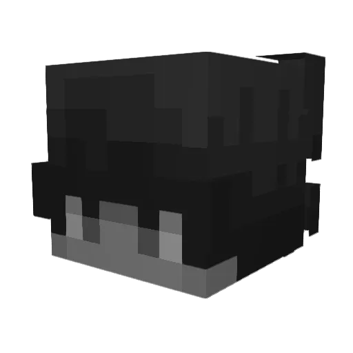 Slasti Minecraft avatar head, 3D render