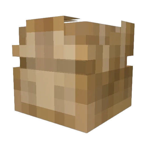 Slater3d Minecraft avatar head, 3D render