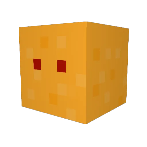 Slathibatfas Minecraft avatar head, 3D render