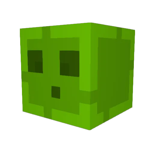 Slattboy Minecraft avatar head, 3D render