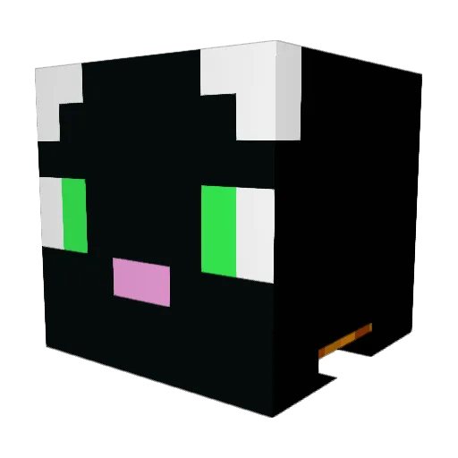Slaughtercult Minecraft avatar head, 3D render
