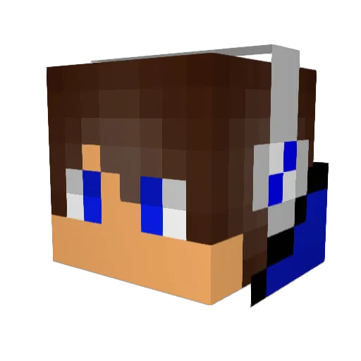 Slauney Minecraft avatar head, 3D render