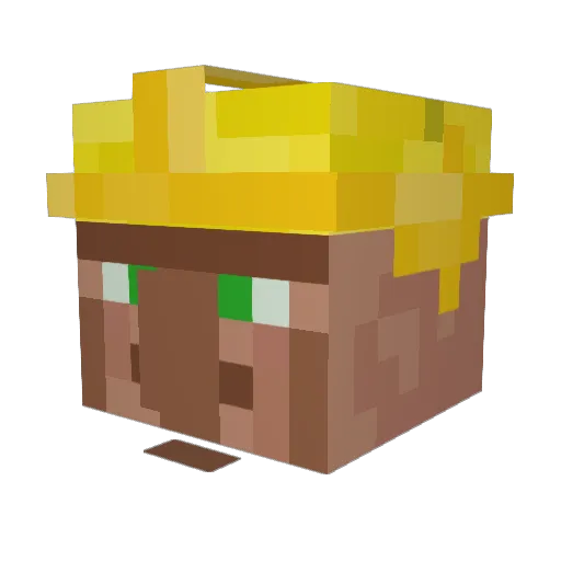 Slav3dByFactory Minecraft avatar head, 3D render