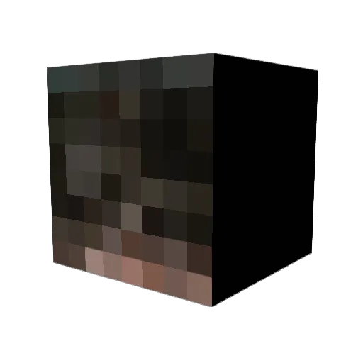 SlavBylat Minecraft avatar head, 3D render