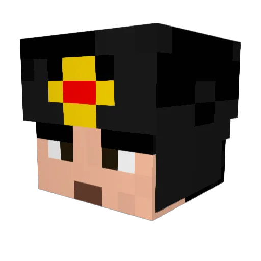 SlavThatSquats Minecraft avatar head, 3D render