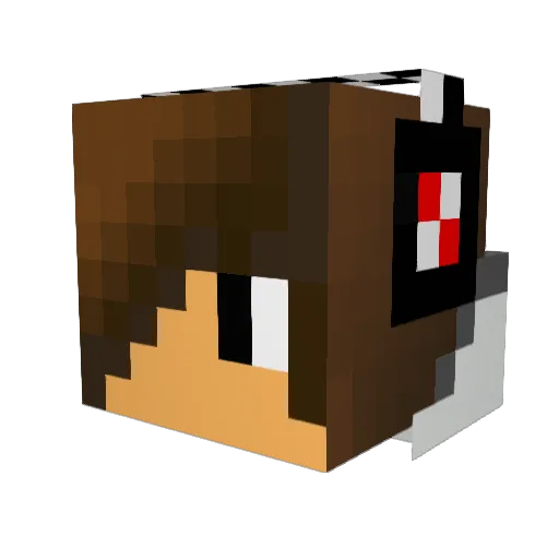 SlavaSmolyaninov Minecraft avatar head, 3D render
