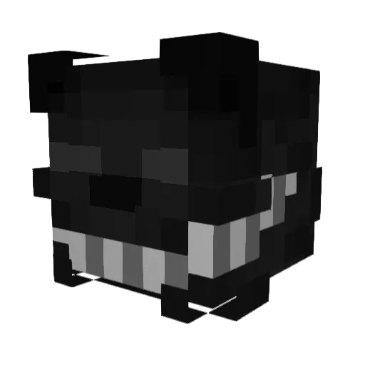 SlaveMaster64 Minecraft avatar head, 3D render