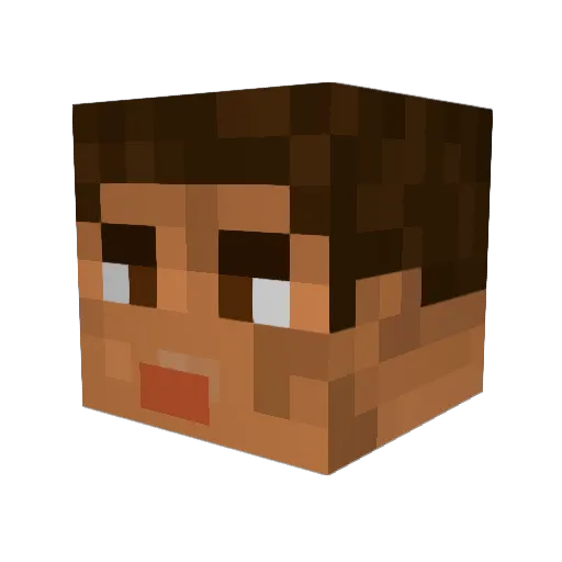 Slave__1 Minecraft avatar head, 3D render