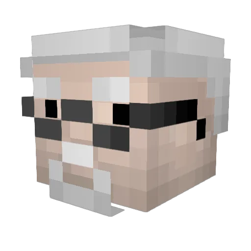 SlaviPvP Minecraft avatar head, 3D render