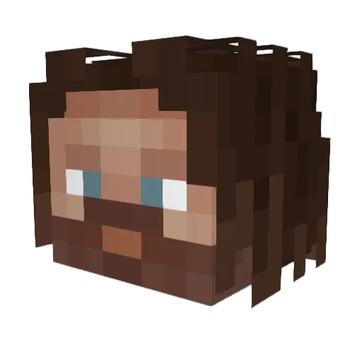 SlavicDoctor Minecraft avatar head, 3D render