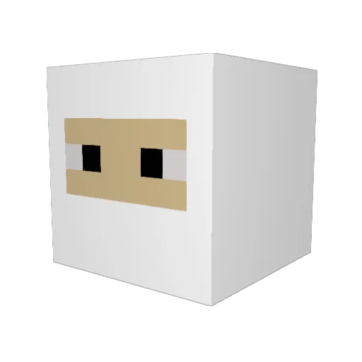 SlavicMonkey Minecraft avatar head, 3D render