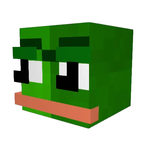 Slavichunter Minecraft avatar head, 3D render