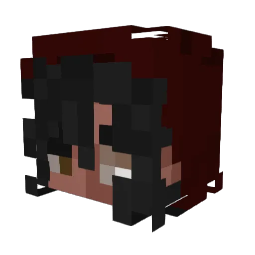 Slavka_sosiska Minecraft avatar head, 3D render