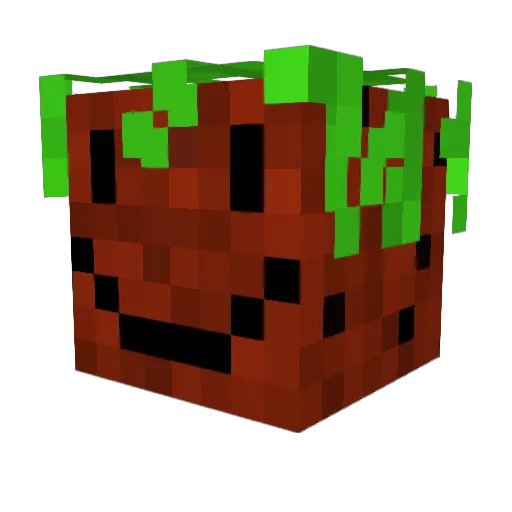 SlawaSkuba Minecraft avatar head, 3D render