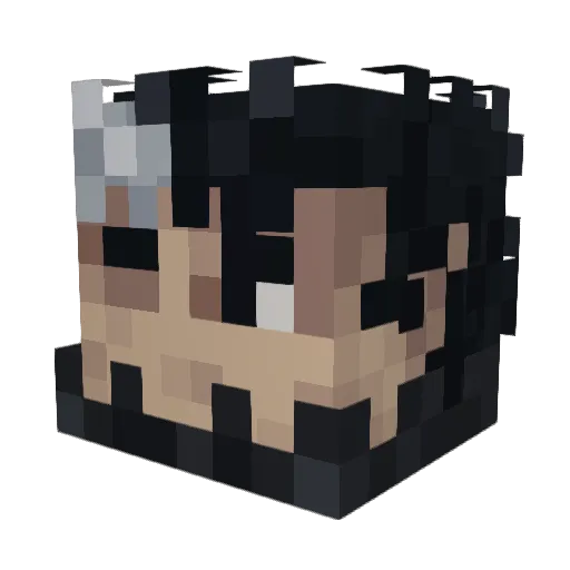 Slay3r345 Minecraft avatar head, 3D render