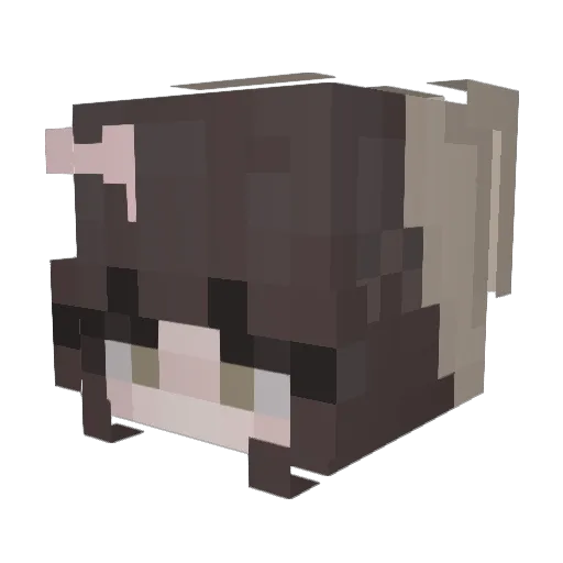 SlayMob Minecraft avatar head, 3D render