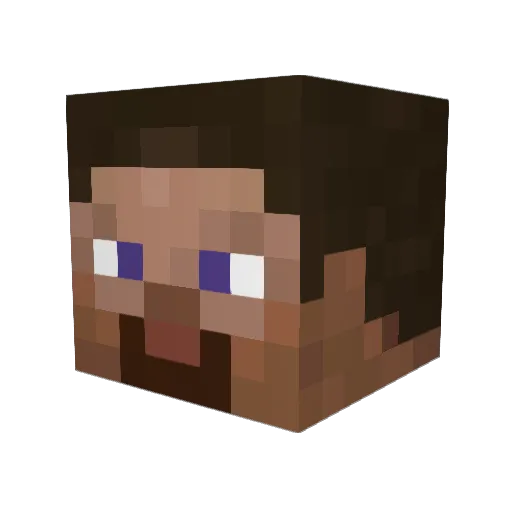 SlayStation1999 Minecraft avatar head, 3D render