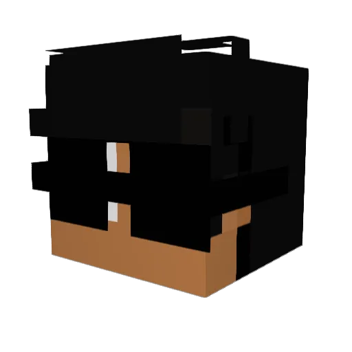 SlayTheSpire2 Minecraft avatar head, 3D render