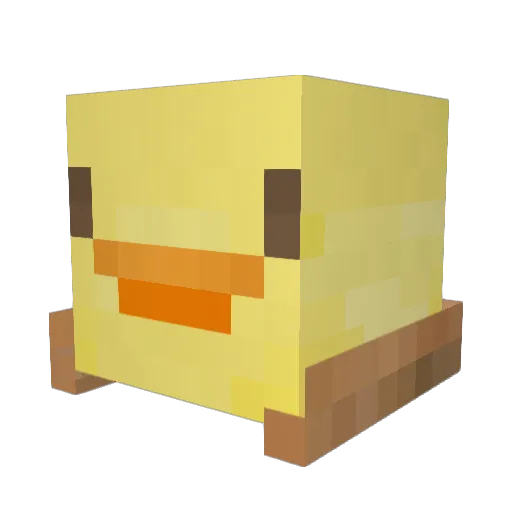 Slaybriel Minecraft avatar head, 3D render