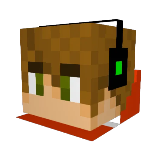 Slayer0069 Minecraft avatar head, 3D render