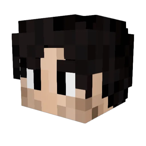 Slayer07 Minecraft avatar head, 3D render