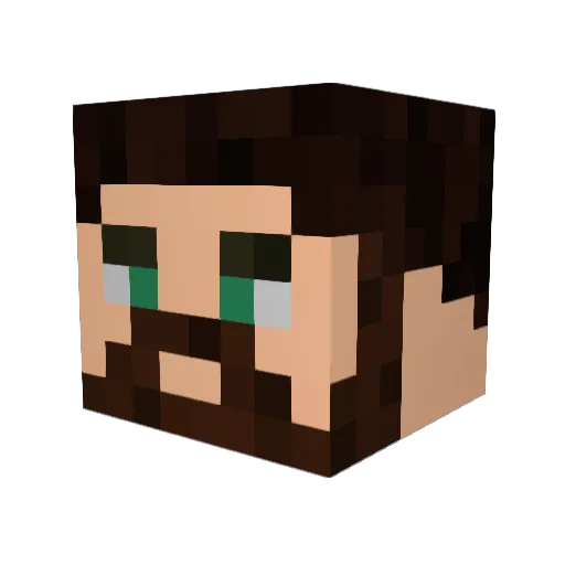 Slayer7744 Minecraft avatar head, 3D render