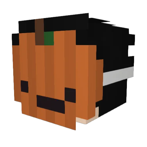 SlayerDemo Minecraft avatar head, 3D render