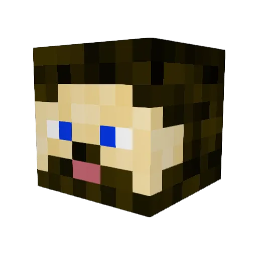 SlayerDoom77 Minecraft avatar head, 3D render