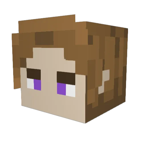 SlayerOfAres Minecraft avatar head, 3D render