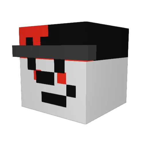 SlayerOfFoes Minecraft avatar head, 3D render