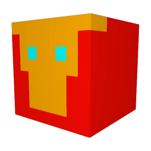 SlayerPerfect Minecraft avatar head, 3D render