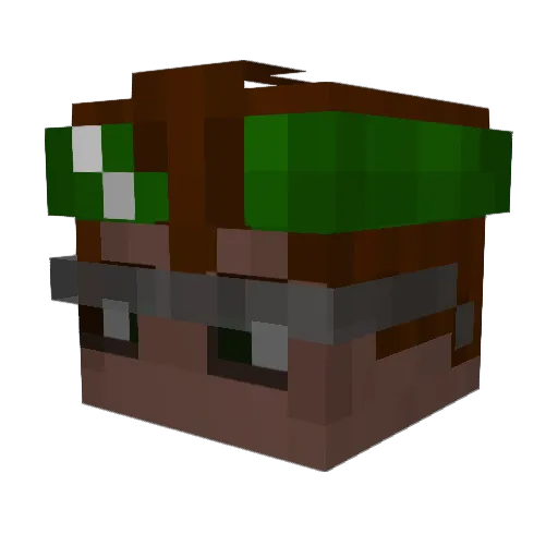 SlayerSpx99 Minecraft avatar head, 3D render