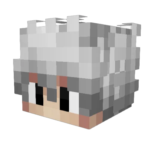 SlayerYS_777 Minecraft avatar head, 3D render