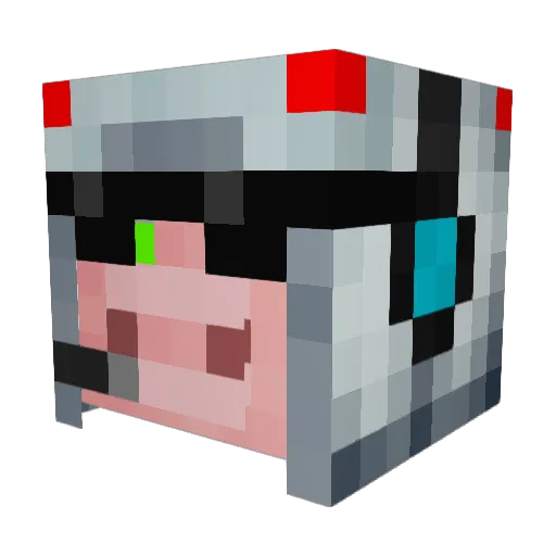 Slayer_7u7 Minecraft avatar head, 3D render