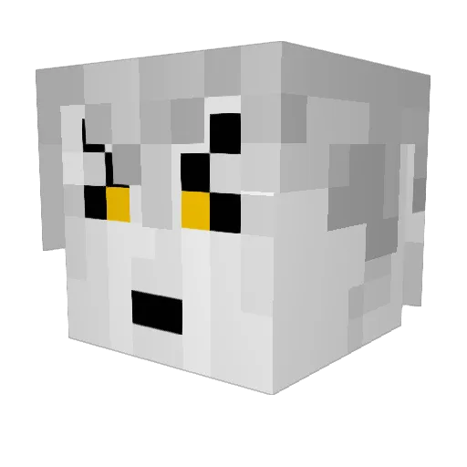 Slayer_S Minecraft avatar head, 3D render