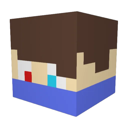 Slayerbear3443 Minecraft avatar head, 3D render